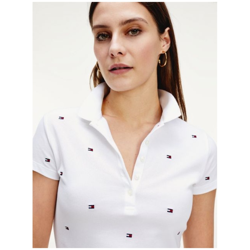 FELICIA SLIM EMBROIDERY POLO